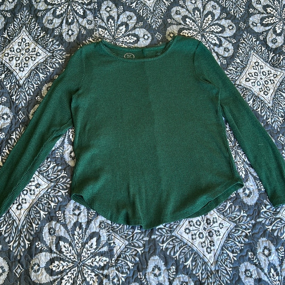 Dark green sweater